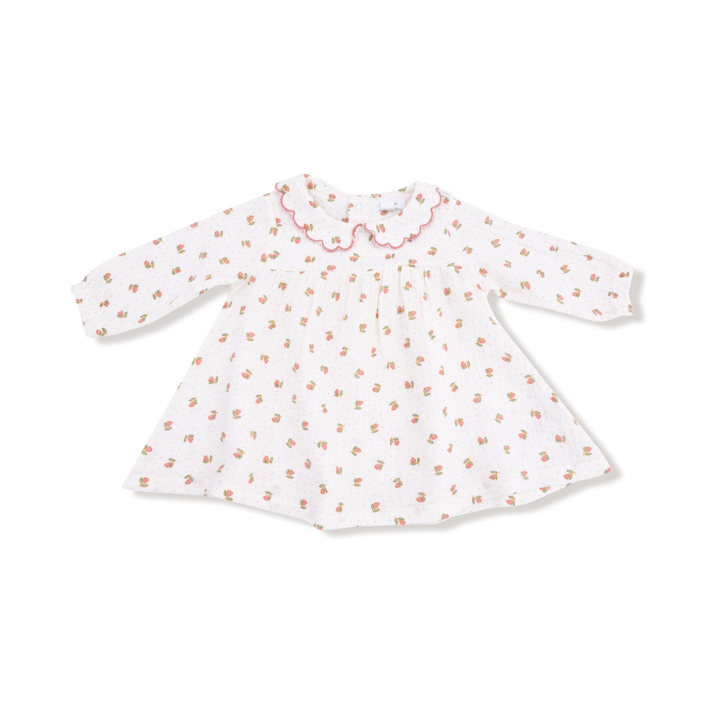 Long Sleeve Petal Collar Dress and Bloomer