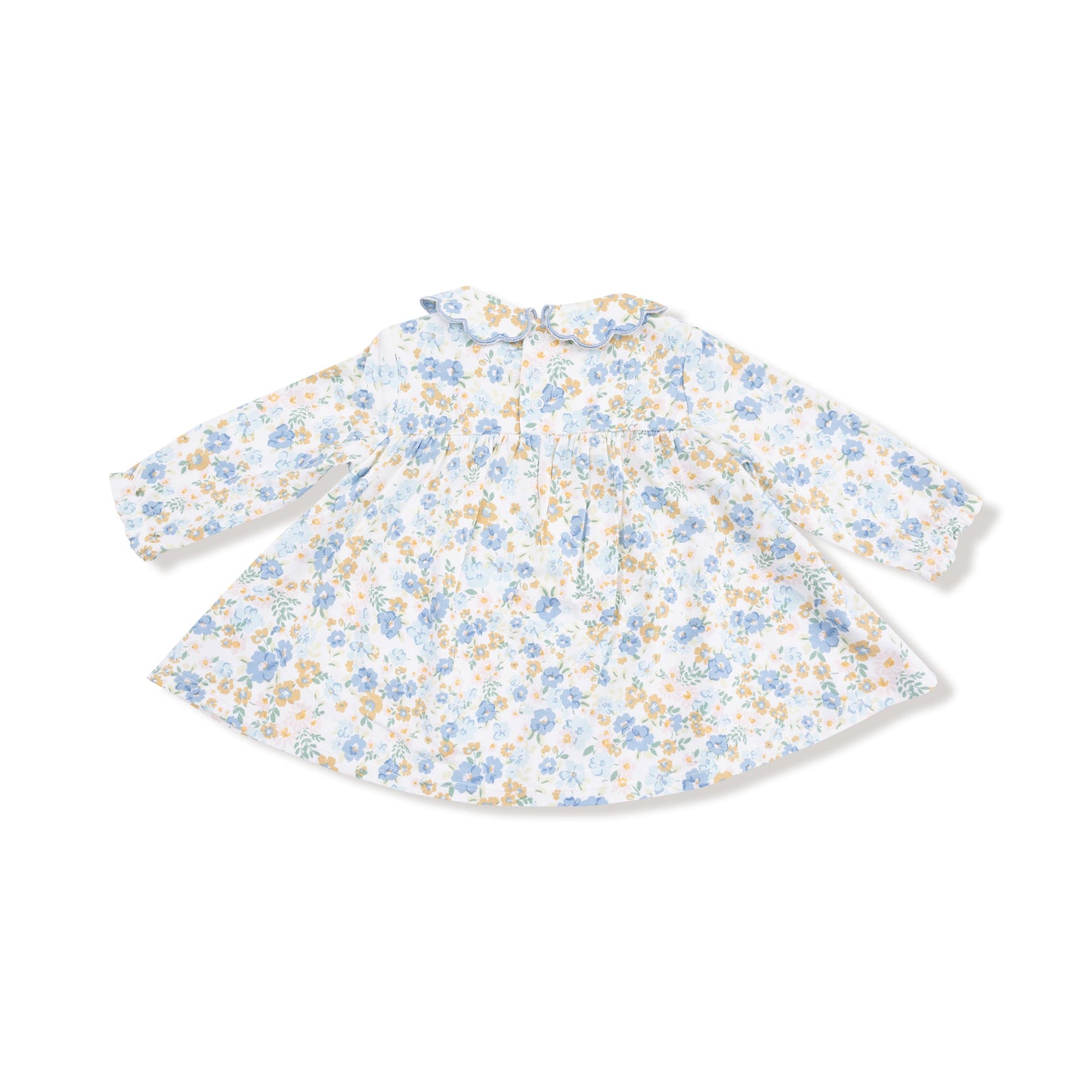 Long Sleeve Petal Collar Dress and Bloomer