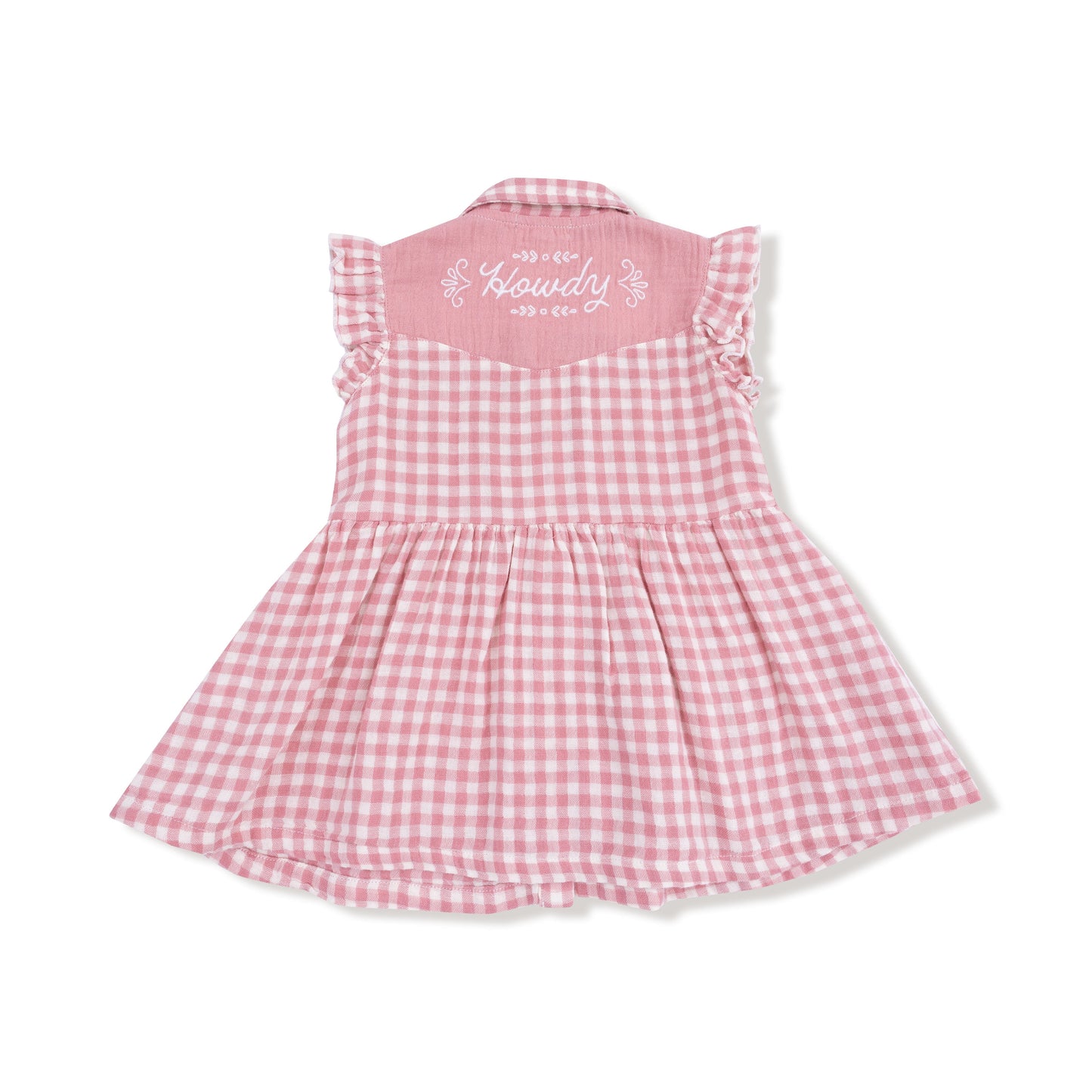 Western Pearl Snap Dress and Bloomer (2T to 4T Dress Only)