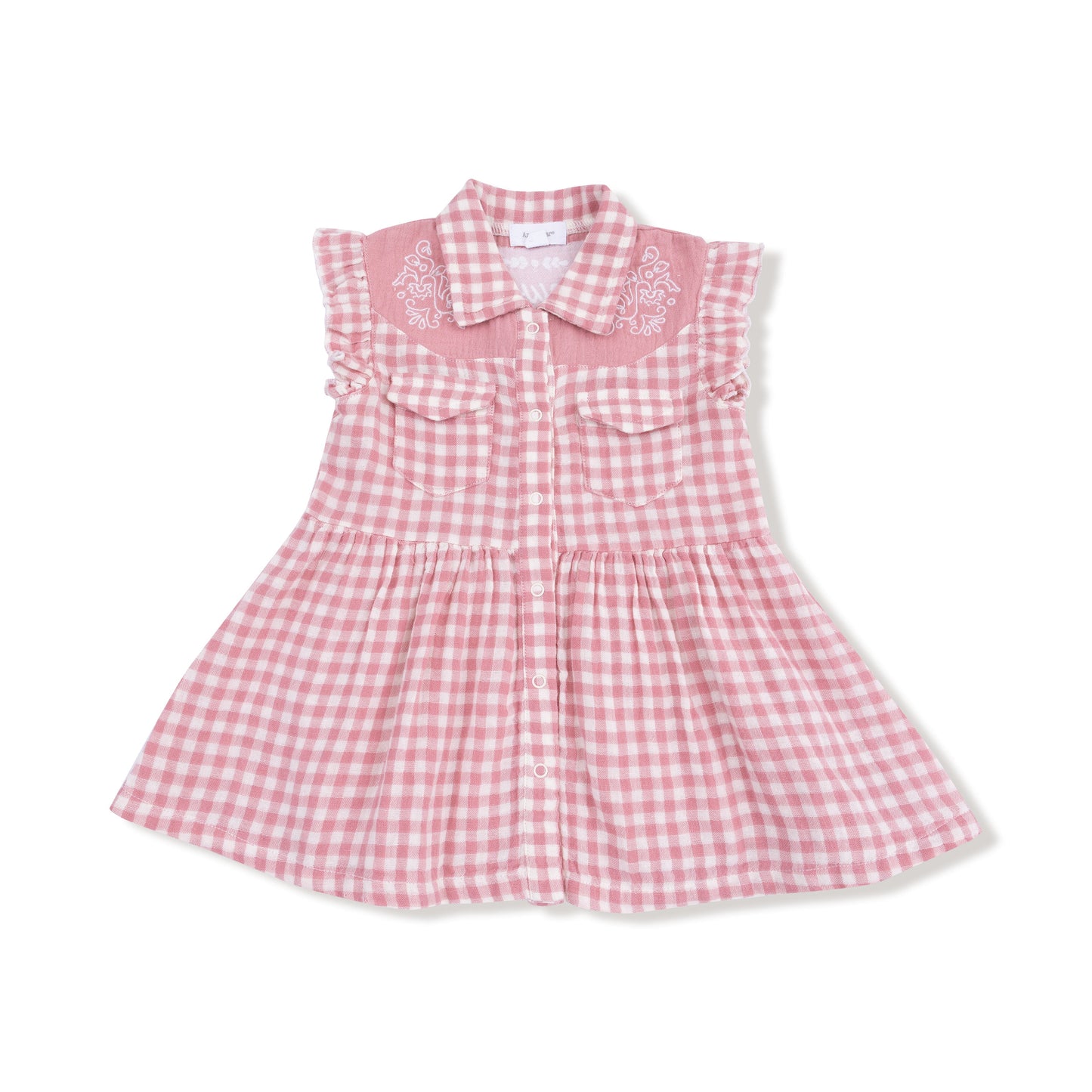 Western Pearl Snap Dress and Bloomer (2T to 4T Dress Only)