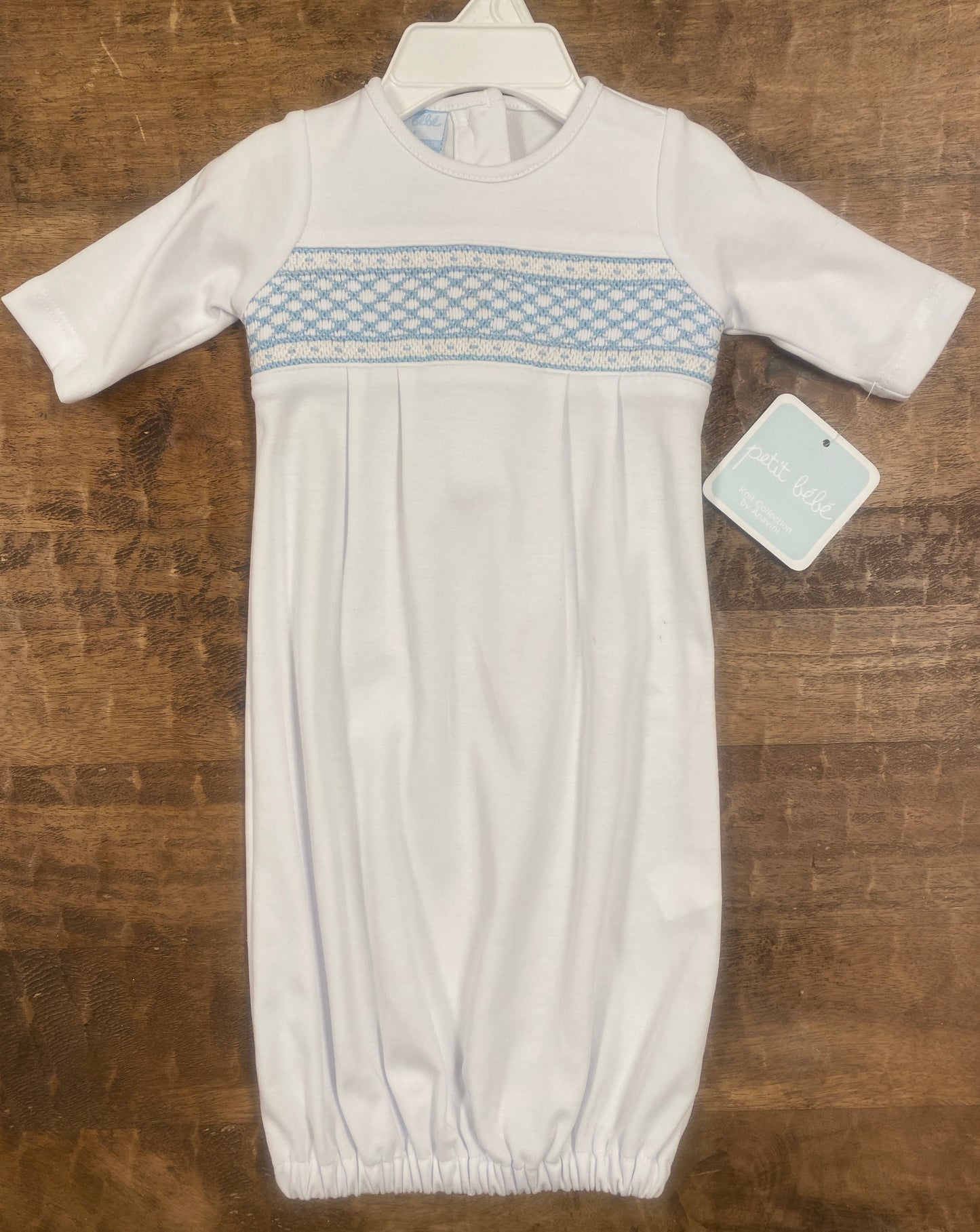 Petit Bebe Boys Infant Gowns