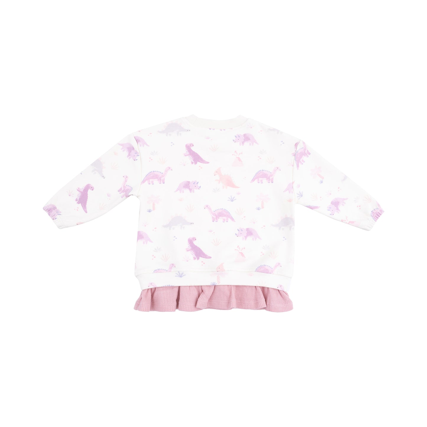 Pull Over Sweatshirt with Ruffle and Flare Pant