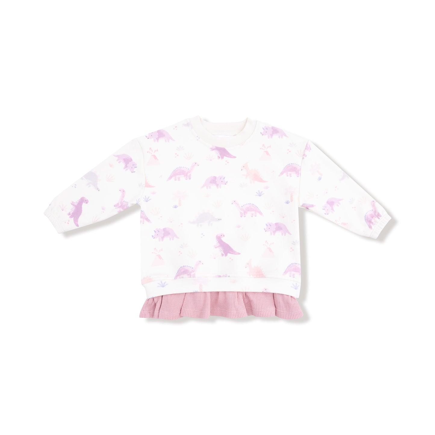 Pull Over Sweatshirt with Ruffle and Flare Pant