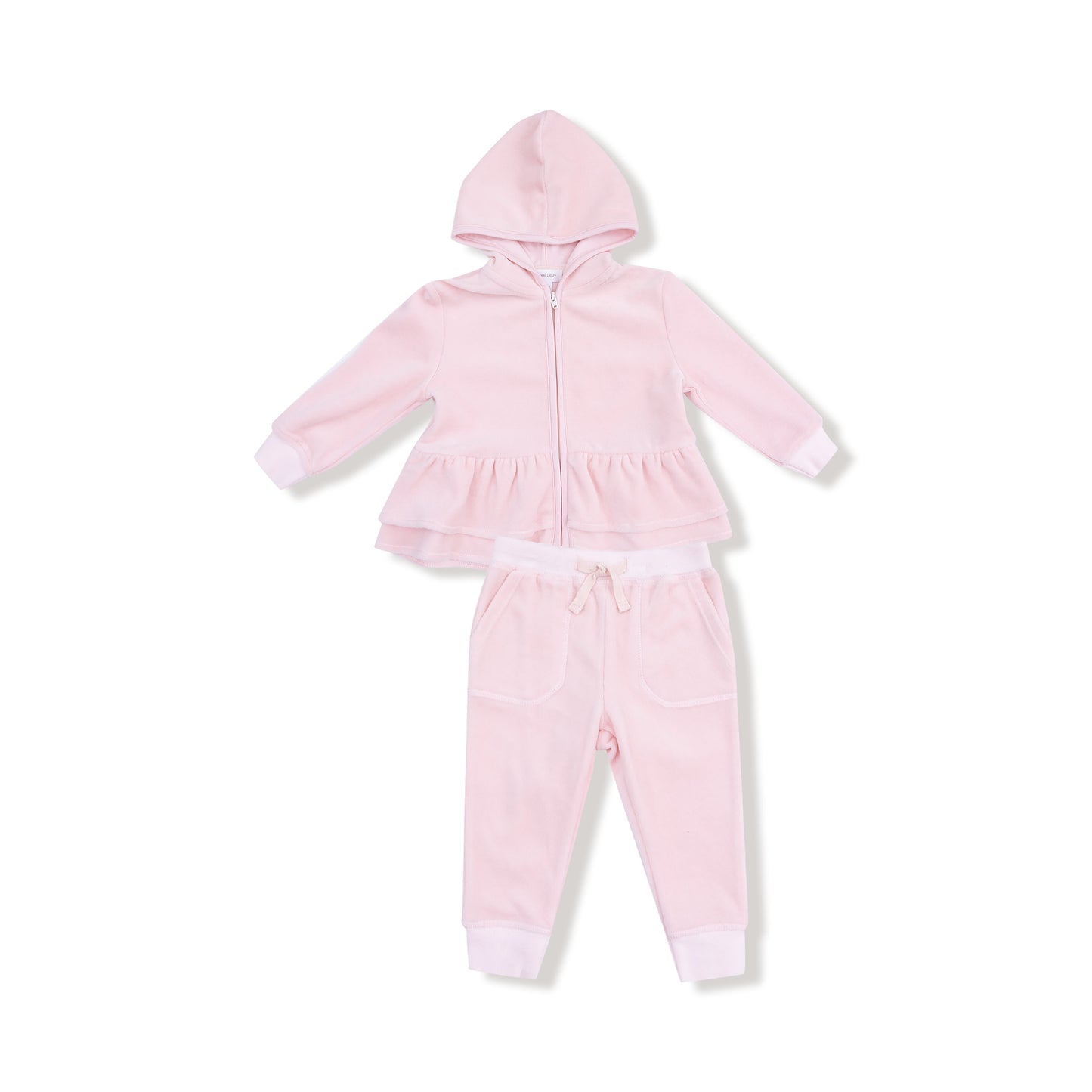 Zip Peplum Hoodie + Jogger