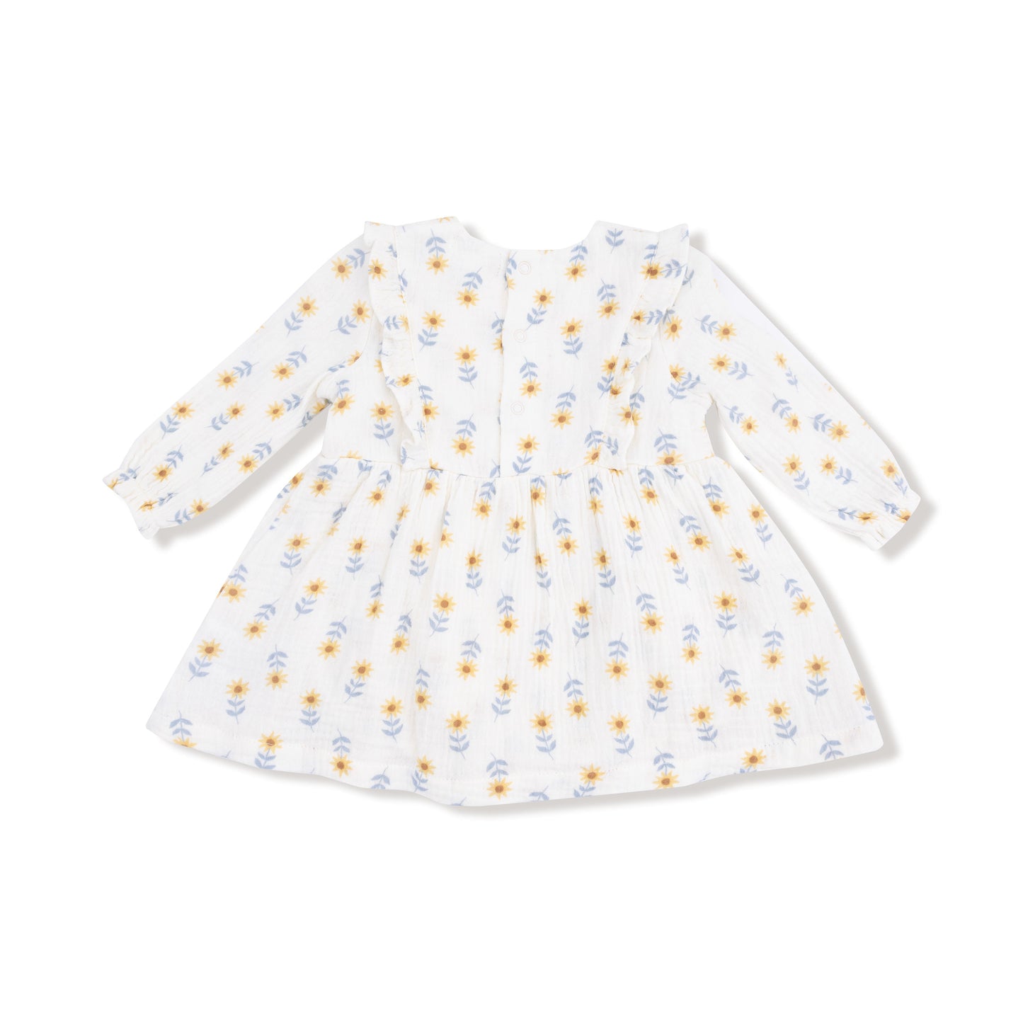 Ruffle Long Sleeve Bubble with Skirt