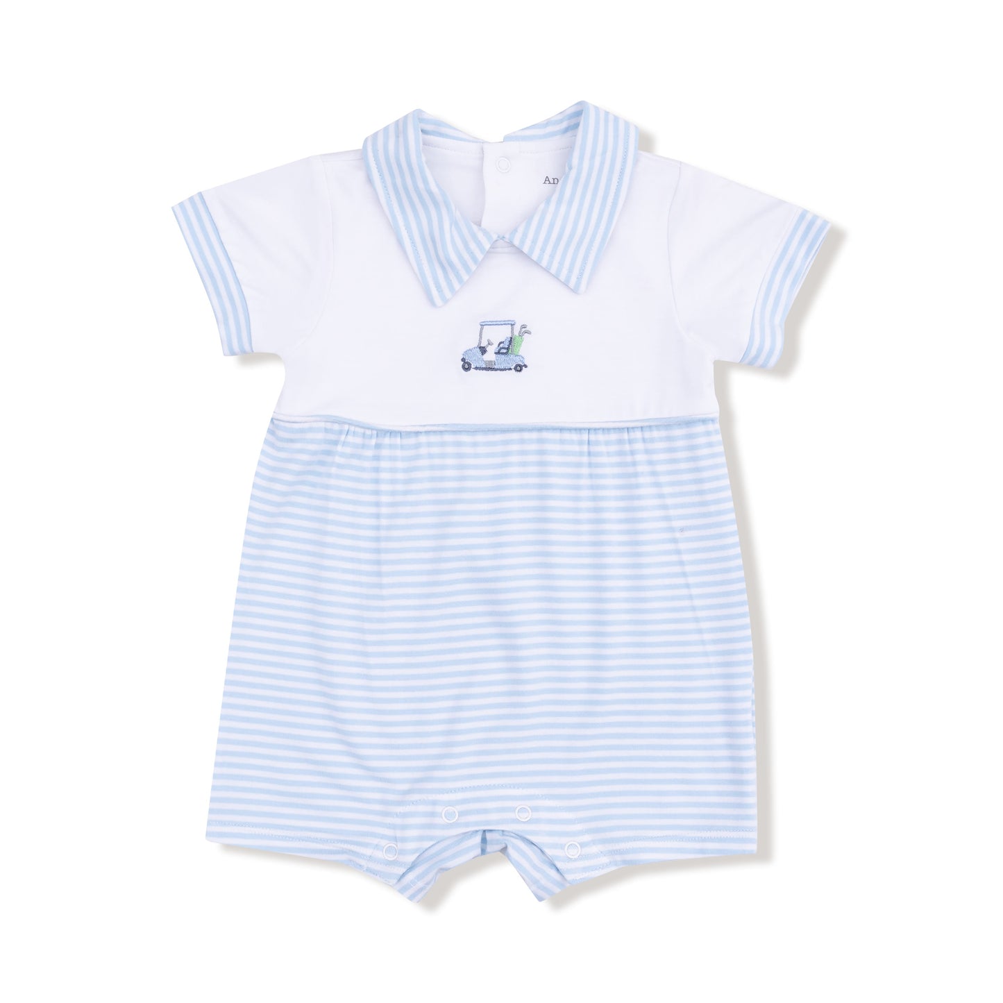 Polo Shortie with Contrast