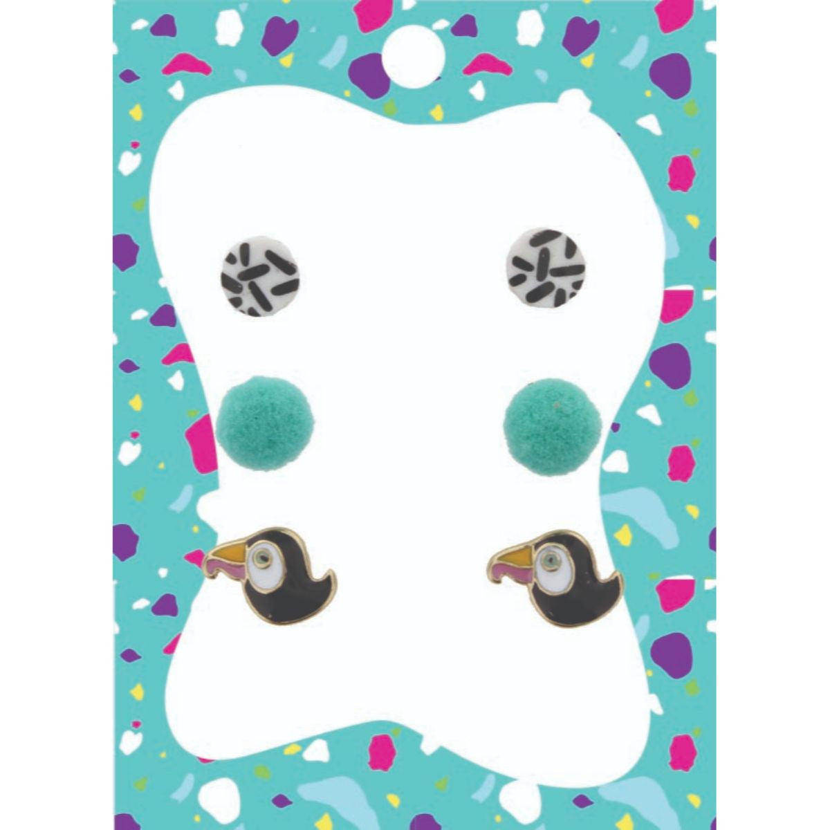Kids Toucan Earring Set
