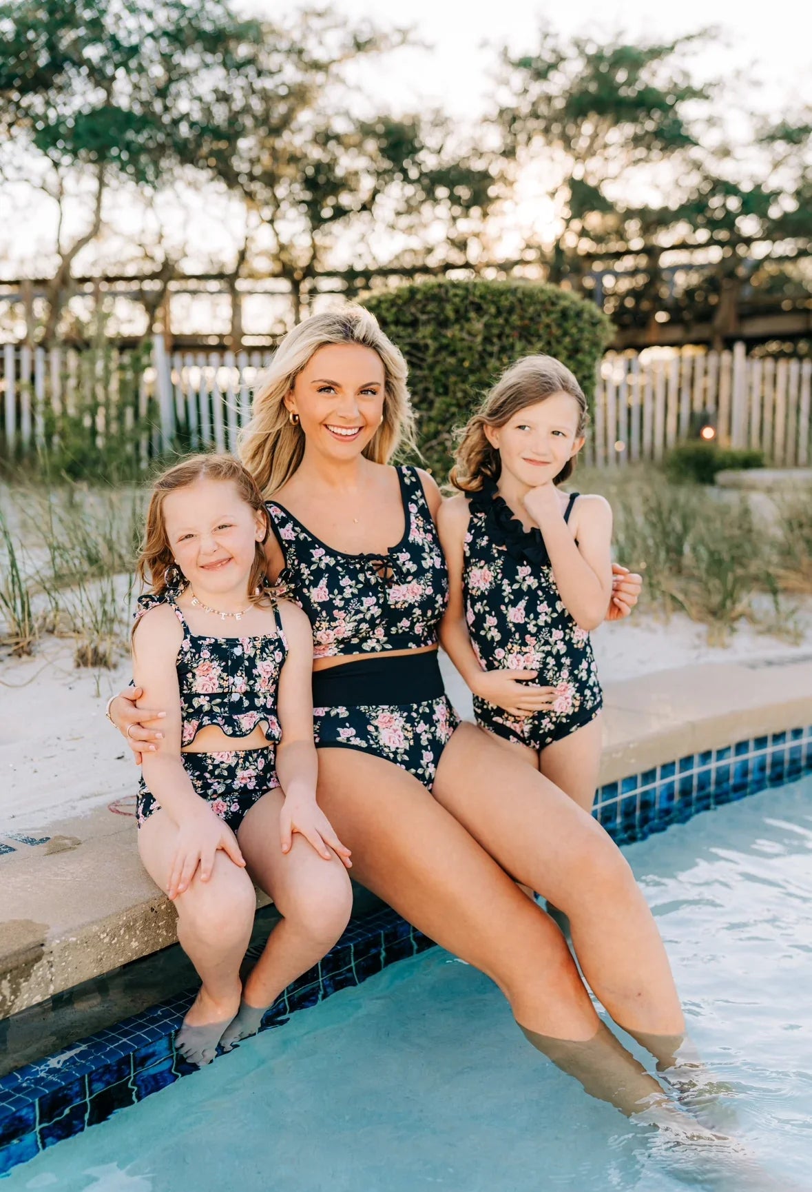 Midnight Floral Bikini Bottom