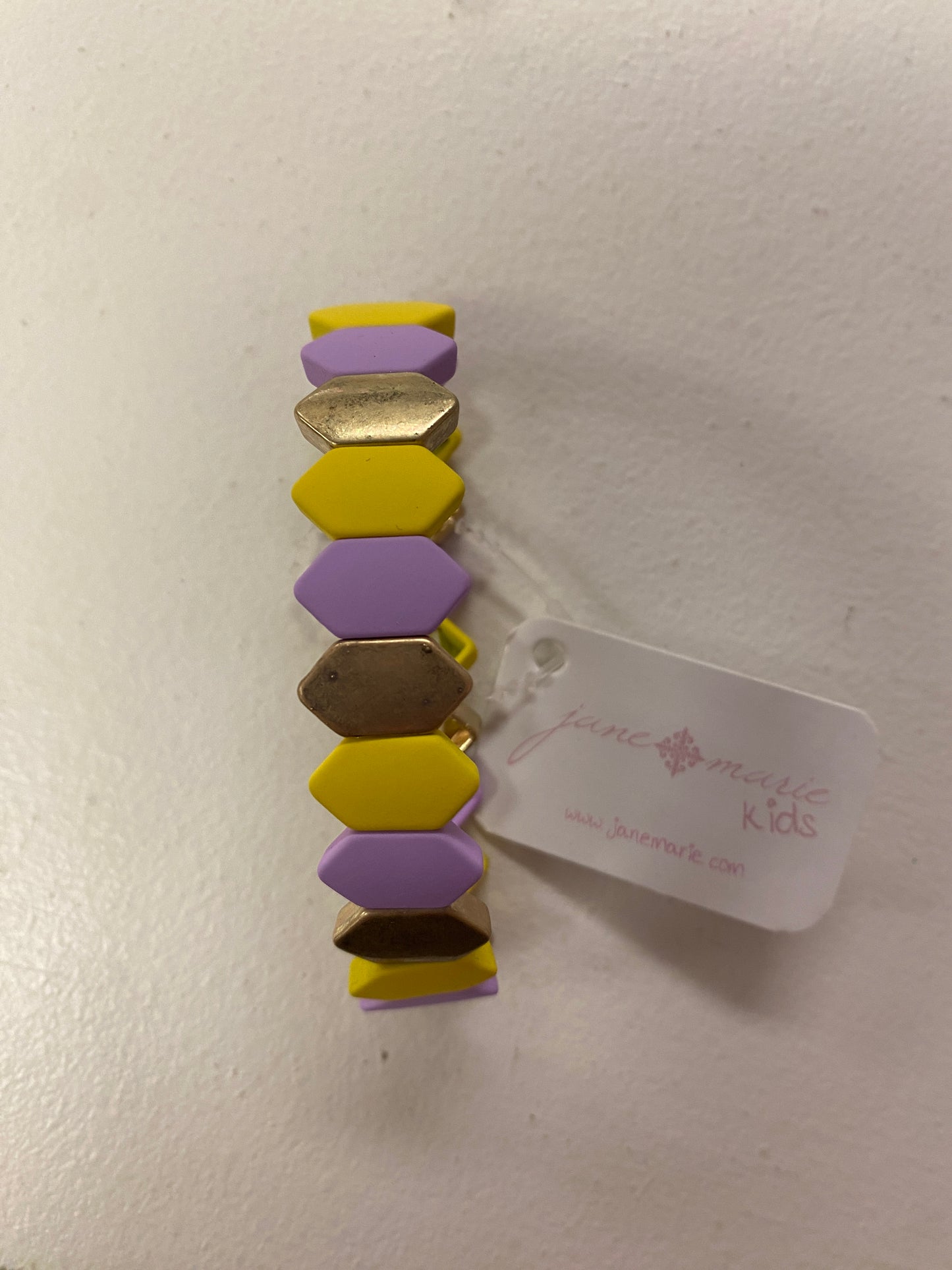 Purple and Yellow Bracelets