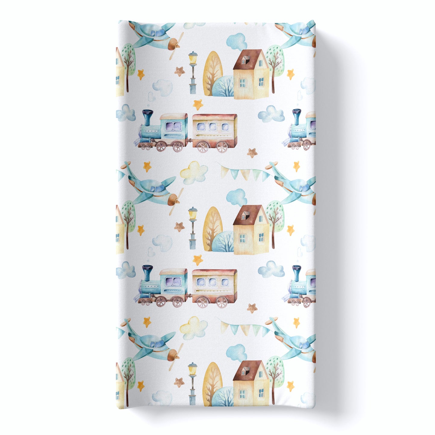 Changing Pad Cover - Airplane & Train