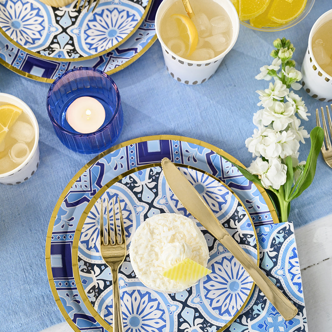 Amalfi Blues Large Plates (10 per pack)