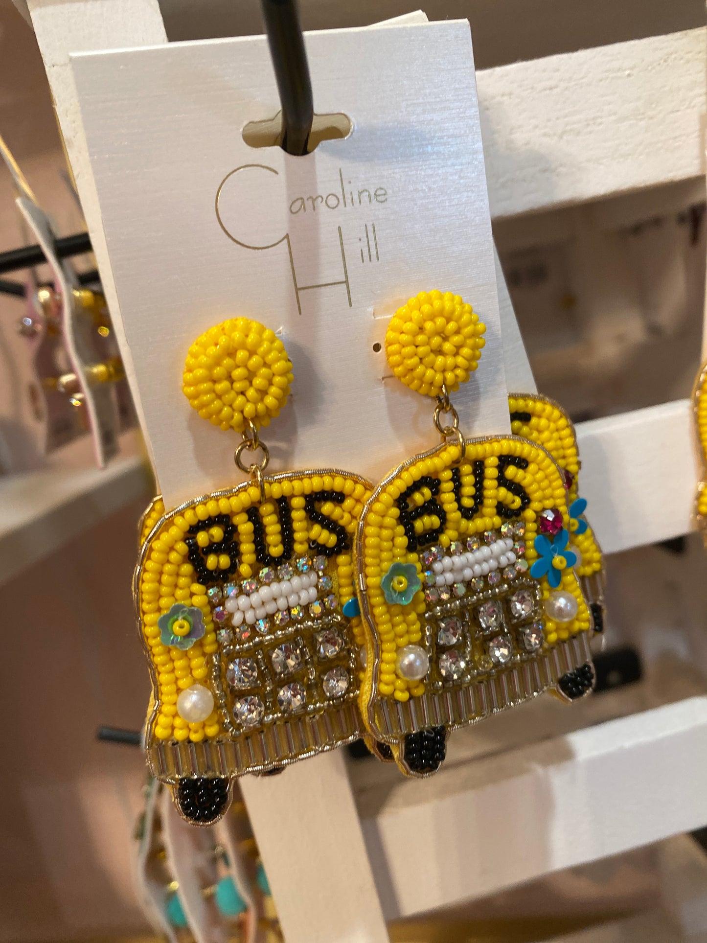 School Bus Earrings