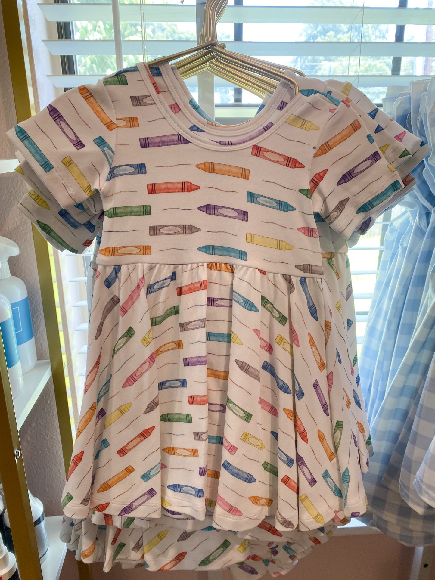 You Color My World Cotton Twirl Dress