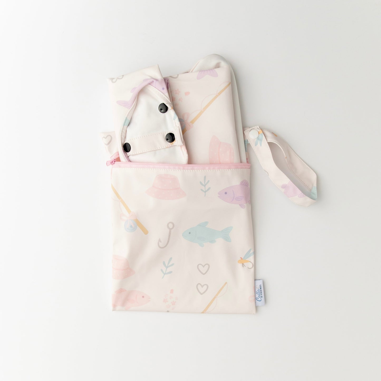 The Grayson Long Sleeve Bib - Lakeside Blooms