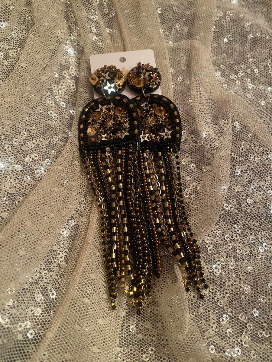 Star Fringe Earrings