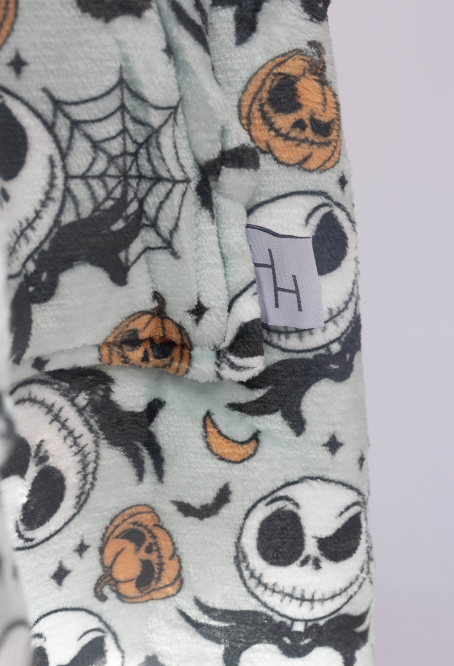 Jack Skellington Sherpa Lined Hoodie Blanket