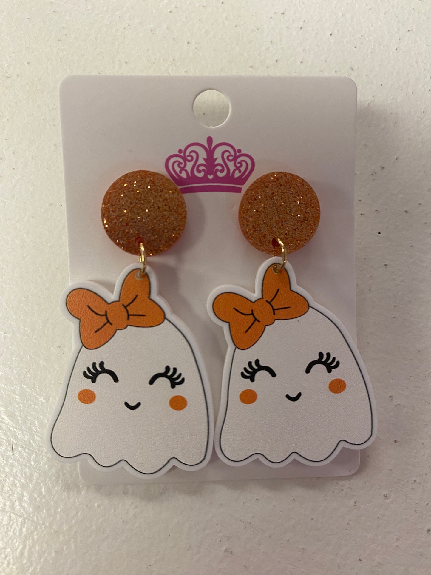 Ghost Bow Earrings
