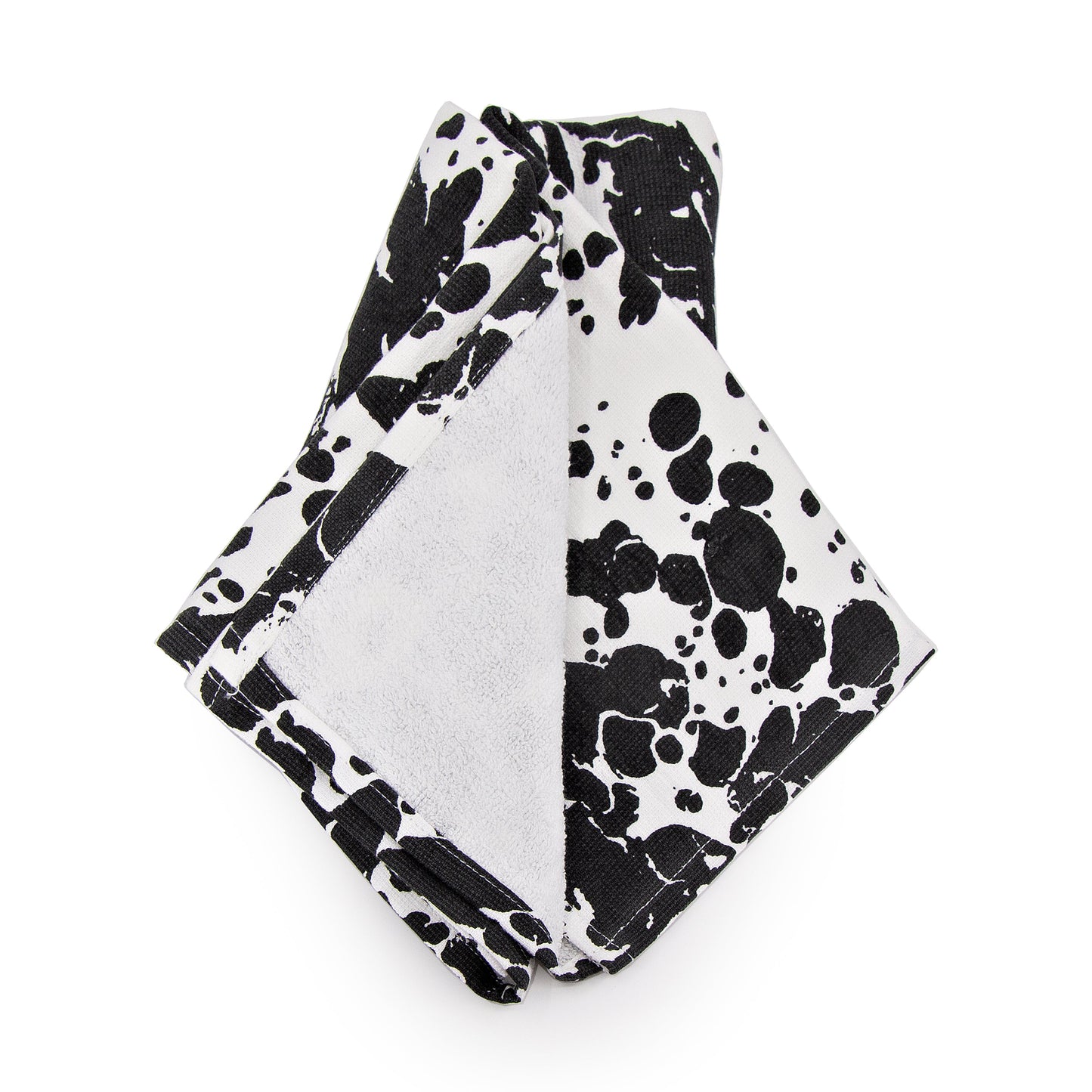 Black Swirl Kitchen Towel Set - of 2