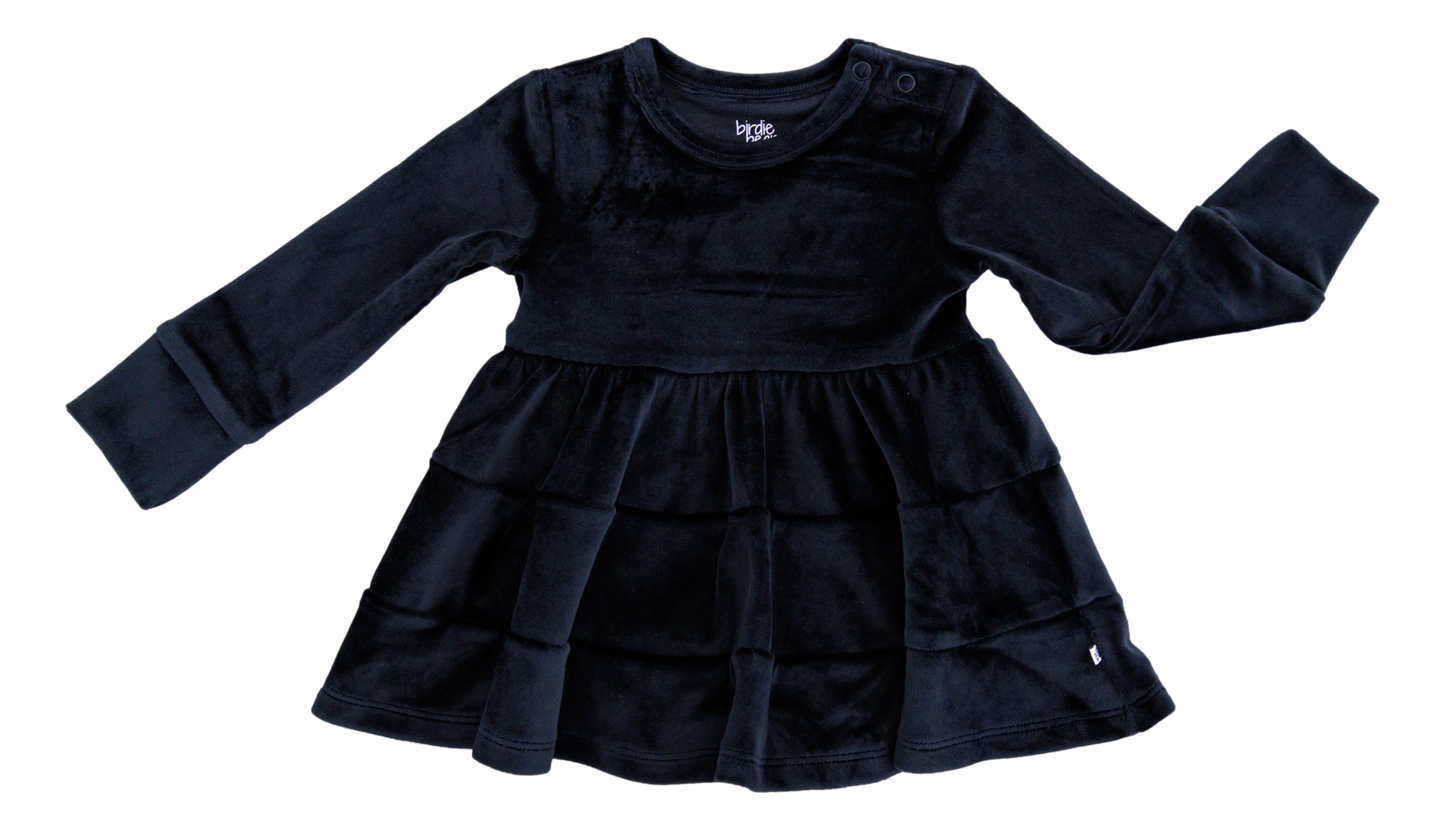 Black Velvet Birdie Twirl- RUNS SMALL*