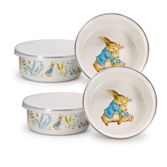 Spring Leaves Child Bowls - Set of 4