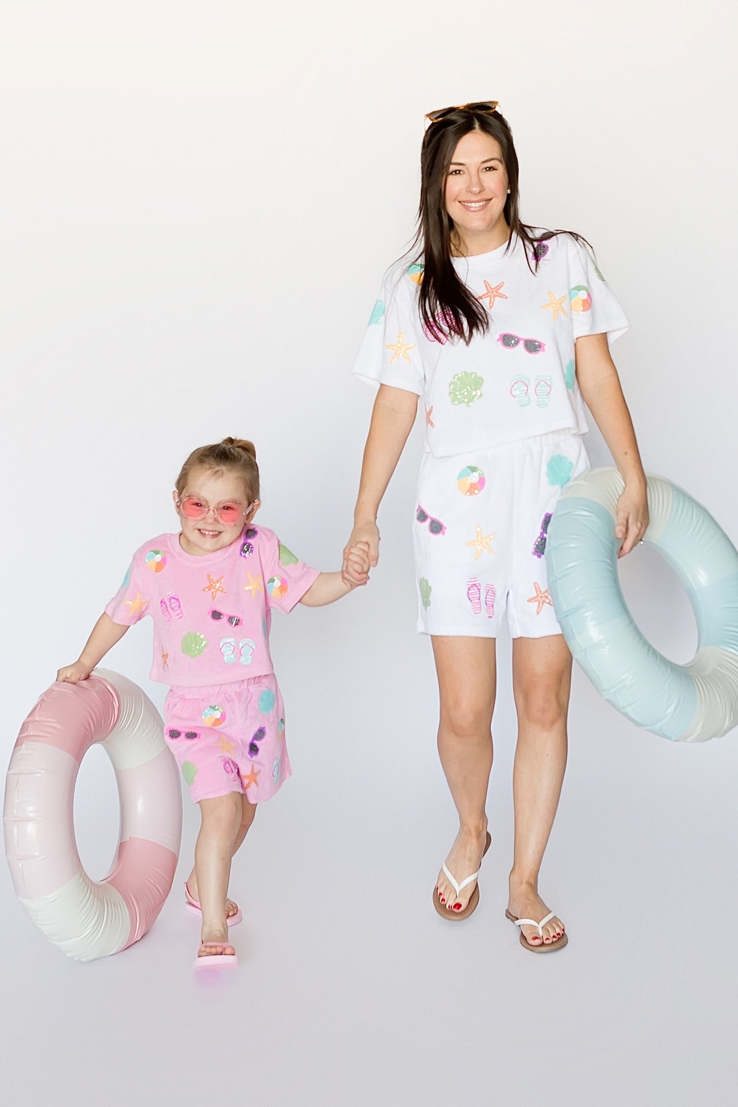 Pink Beach Terry Cloth Kid Top