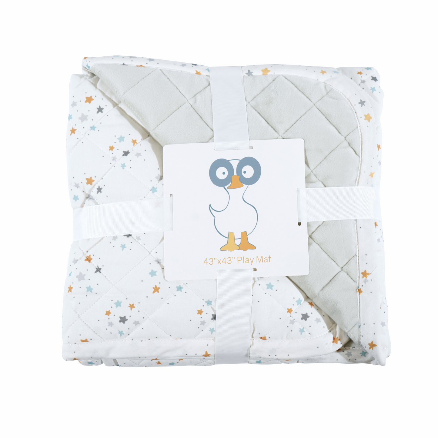 GooseWaddle Super Soft Play Mats - Cotton and Super Soft Quilted (Reversible)