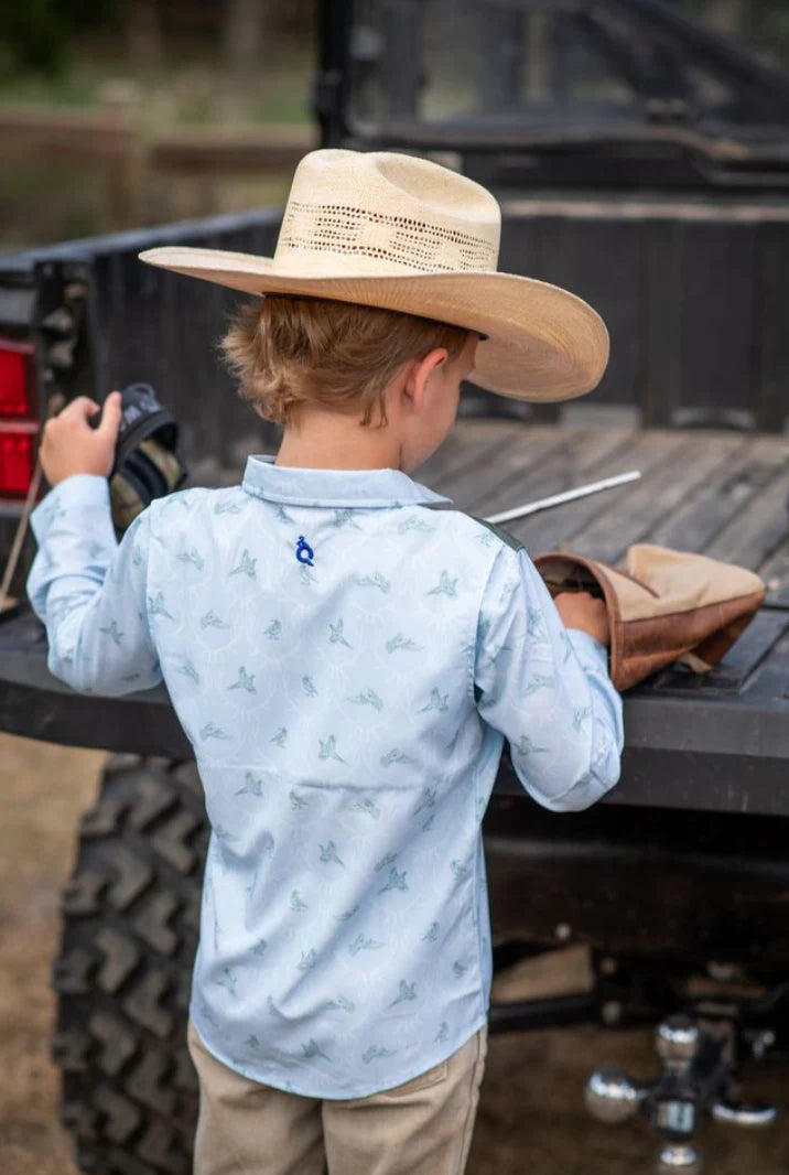 Huntsman Long Sleeve Shirt – Ranch Collection | Boys Performance Button-Up