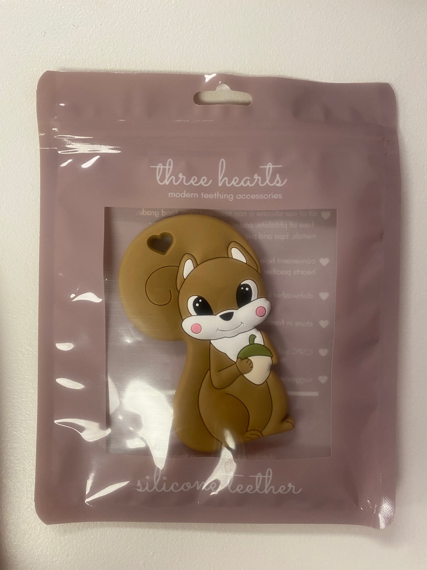 Squirrel Silicone Teether