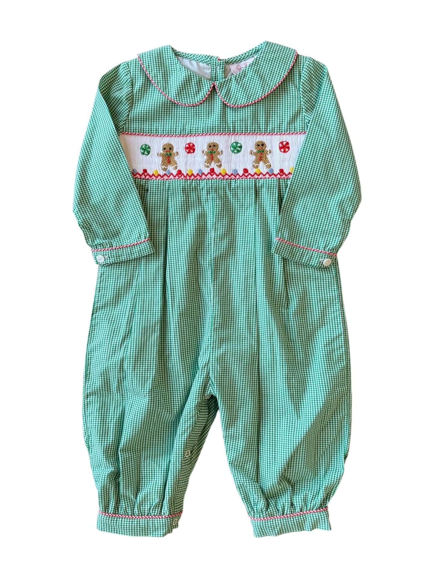 Candy Cane Lane Rhett Romper – Baby Boy Christmas Longall