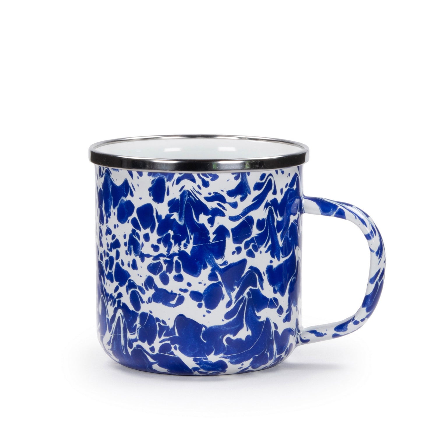 Cobalt Swirl 12 oz Mugs - Set of 4