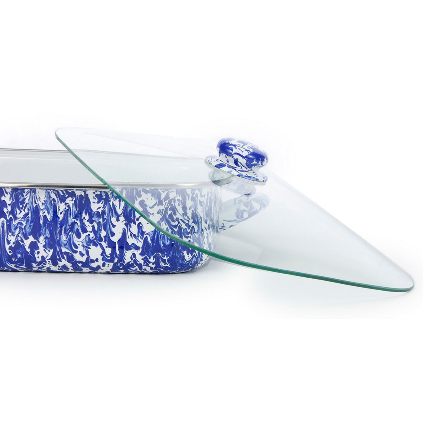 Cobalt Swirl Roasting Pan