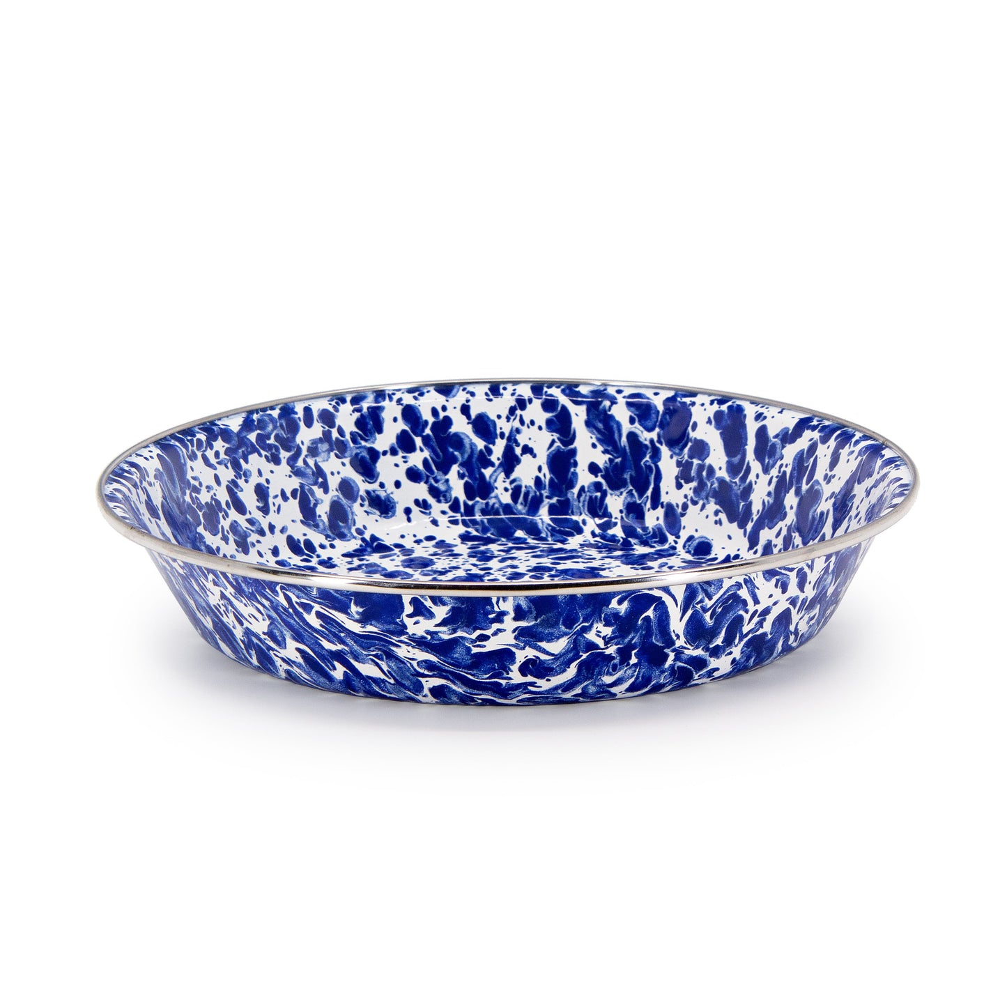 Cobalt Swirl Pie Plate