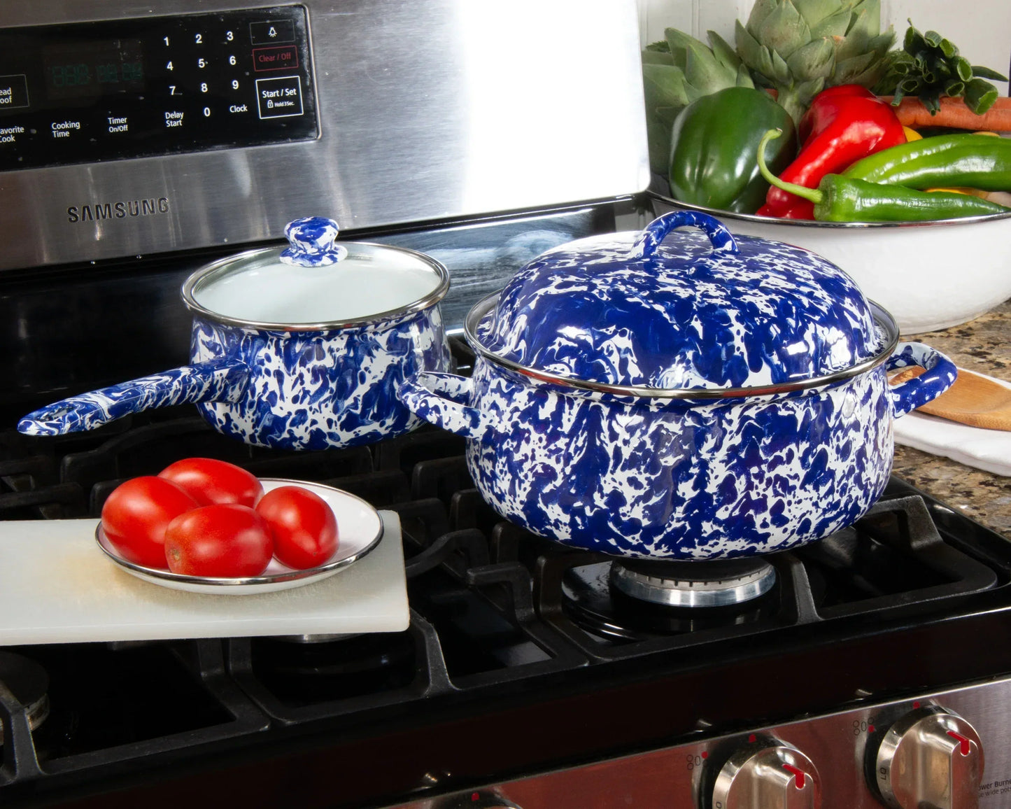 Cobalt Swirl Dutch Oven