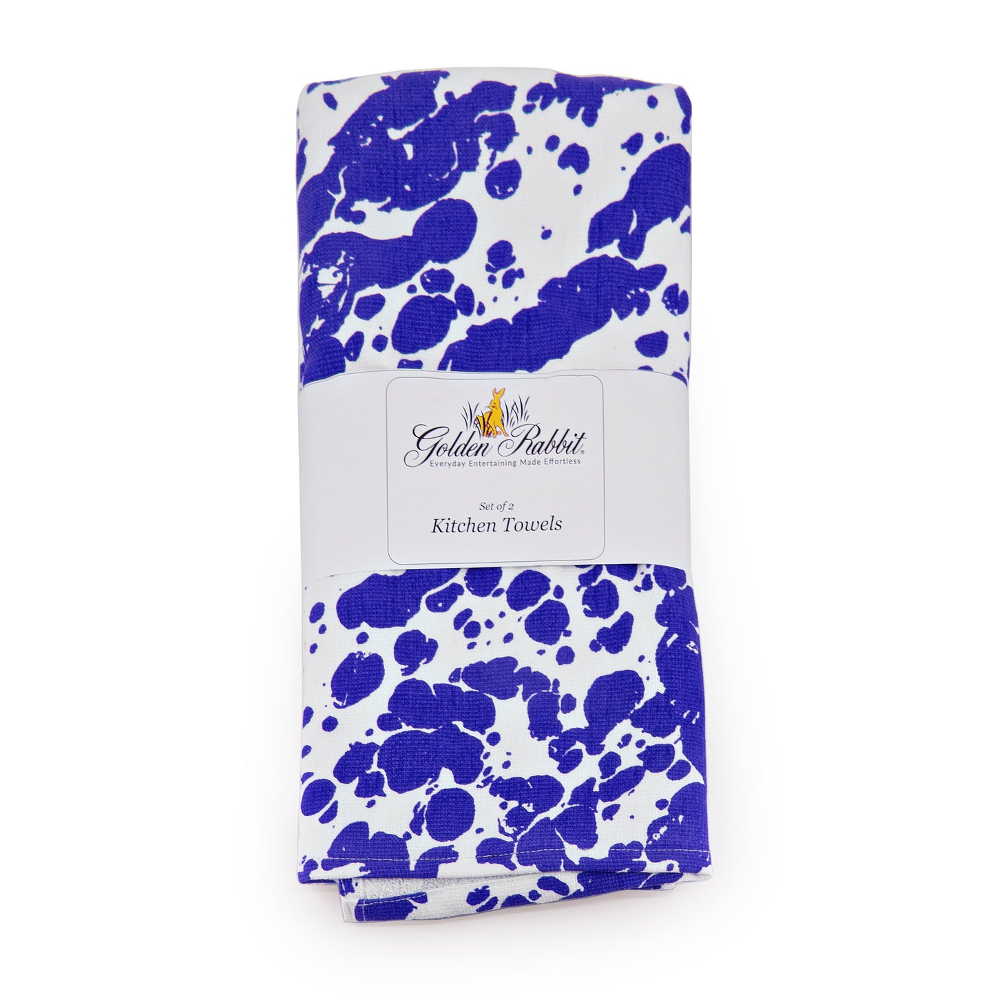 Cobalt Swirl Kitchen Towel - Set of 2