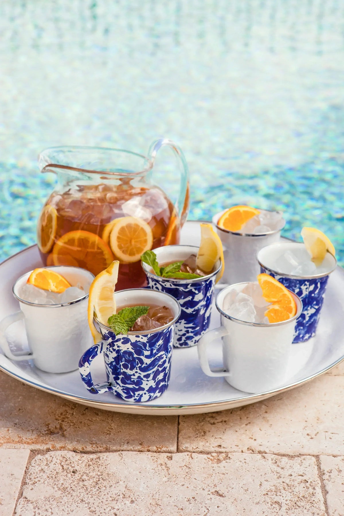 White 16 oz Latte Mugs - Set of 4