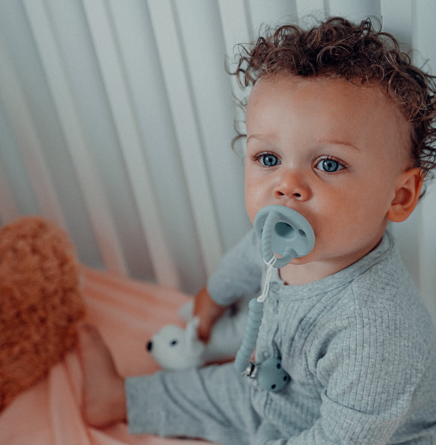 Pacifiers in Earth Green, 4 Pack