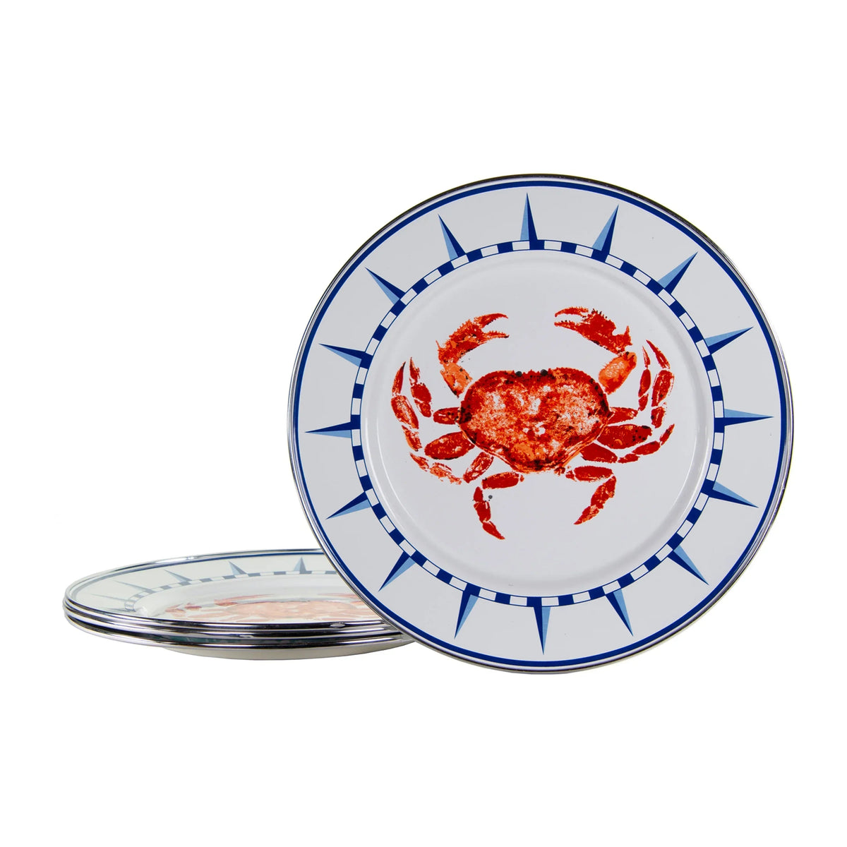 Crab House Dinner Plates - Set of 4