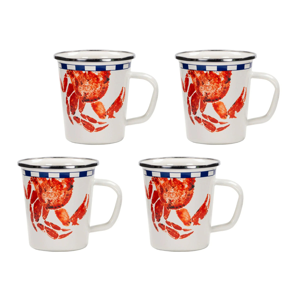 Crab House 16 oz Latte Mugs - Set of 4