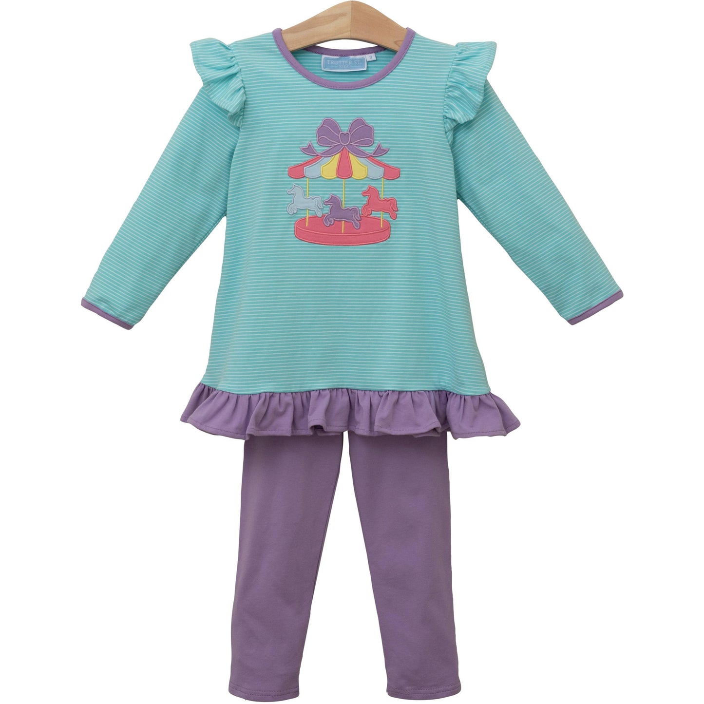 Carousel Girls Ruffle Tunic & Leggings Set