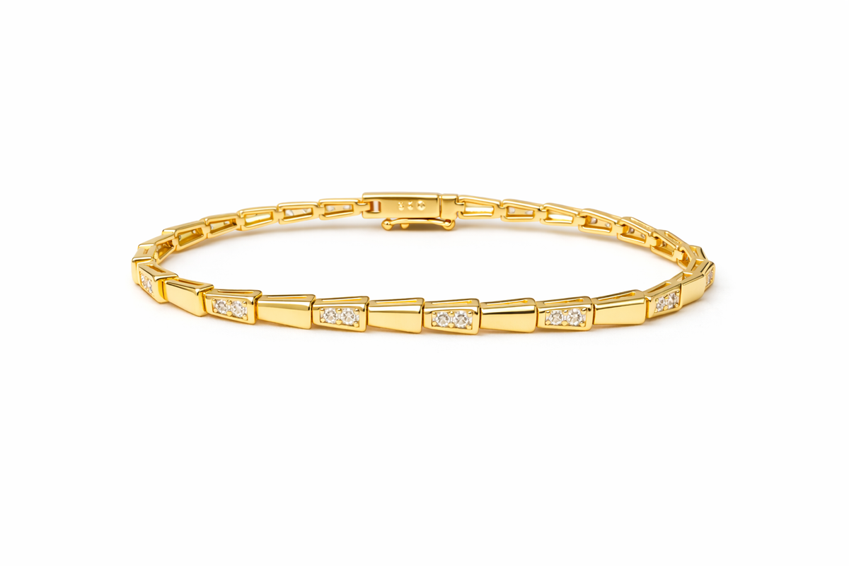 Snake Tennis Bracelet