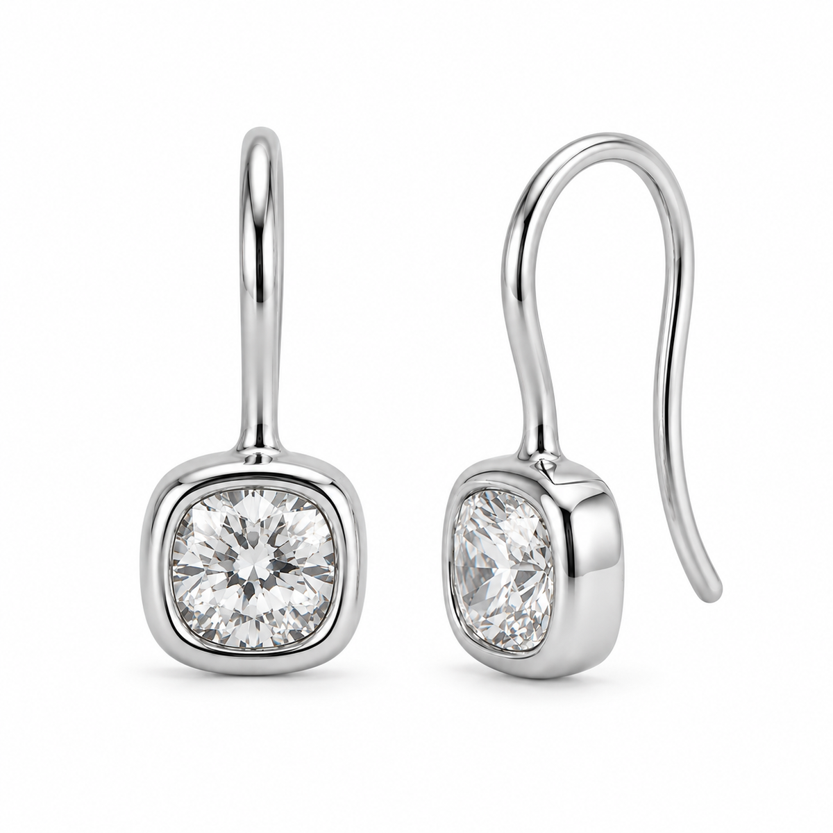Sloane Bezel Earrings