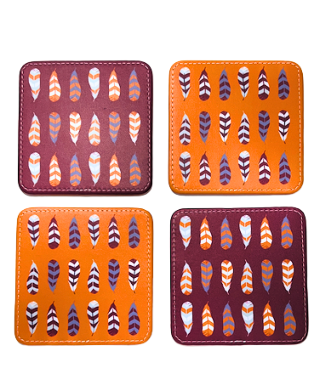 Spirit Hokies Coasters, Set of 4