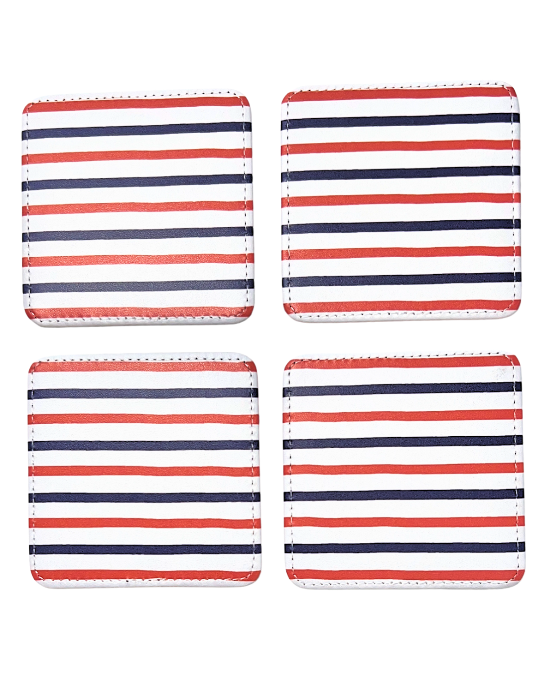 Spirit Tiger in Navy Coasters, Set of 4