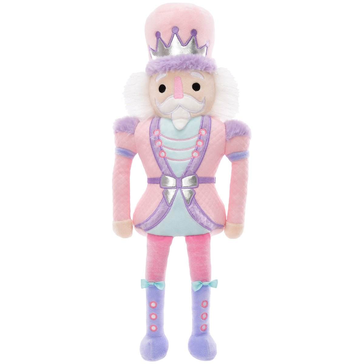 Coco Nutcracker Plush – Pink & Lavender Holiday Doll