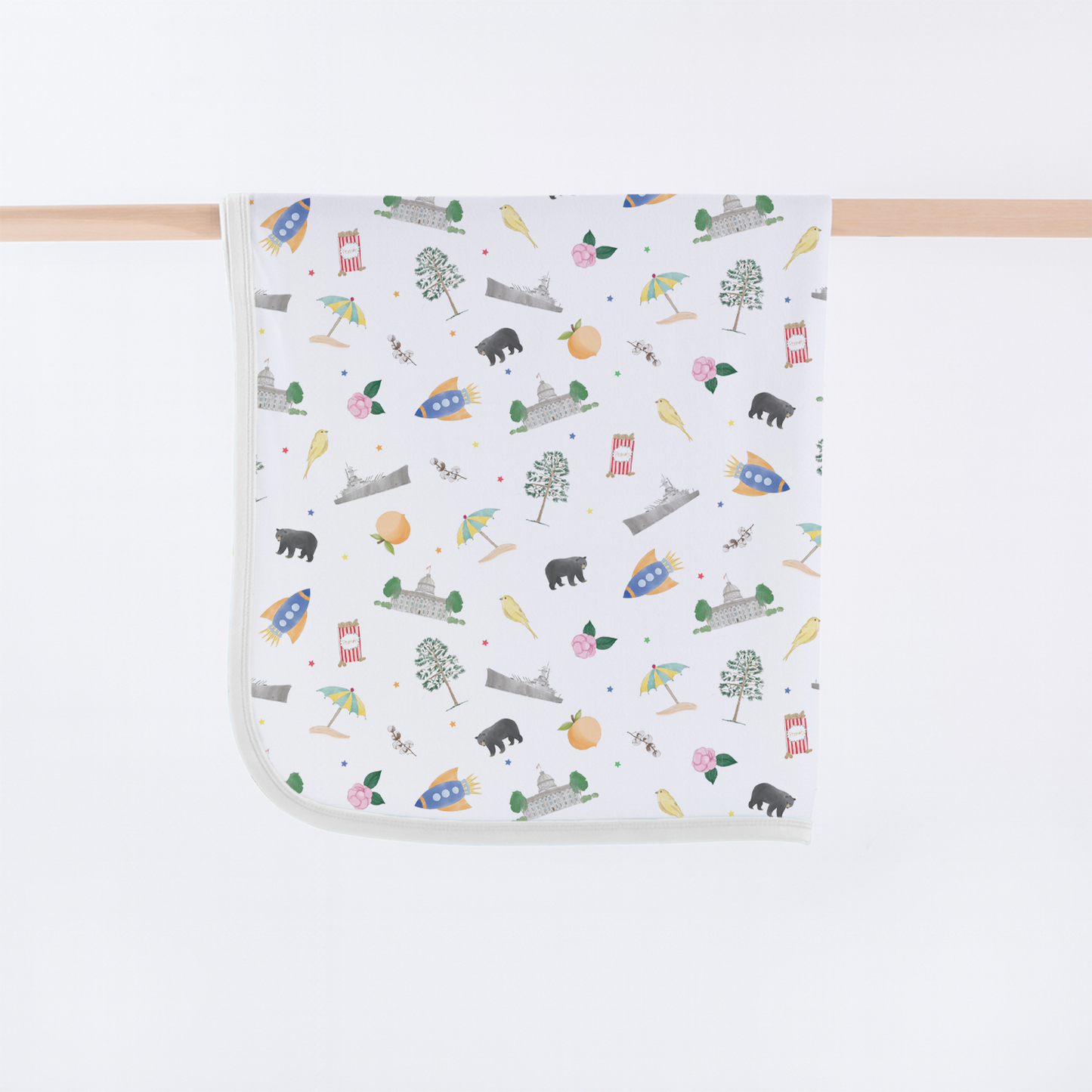 Alabama Kids Organic Cotton Baby Blanket