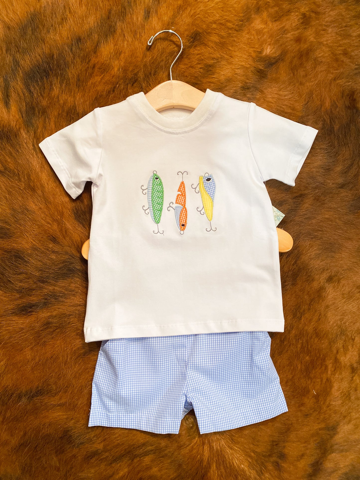 Gone Fishin’ Appliqué Tee