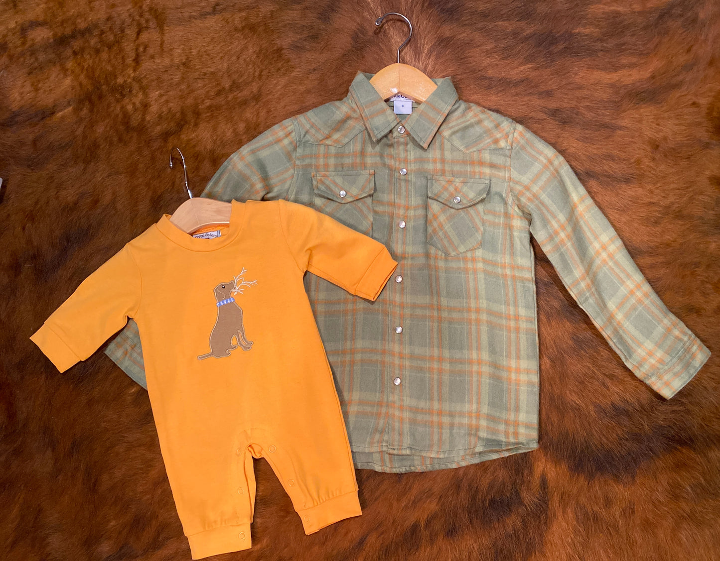 Deer Camp Plaid Pearl Snap Flannel – Boys Long Sleeve Shirt