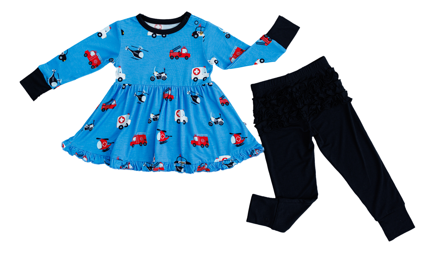 Deputy Peplum Set