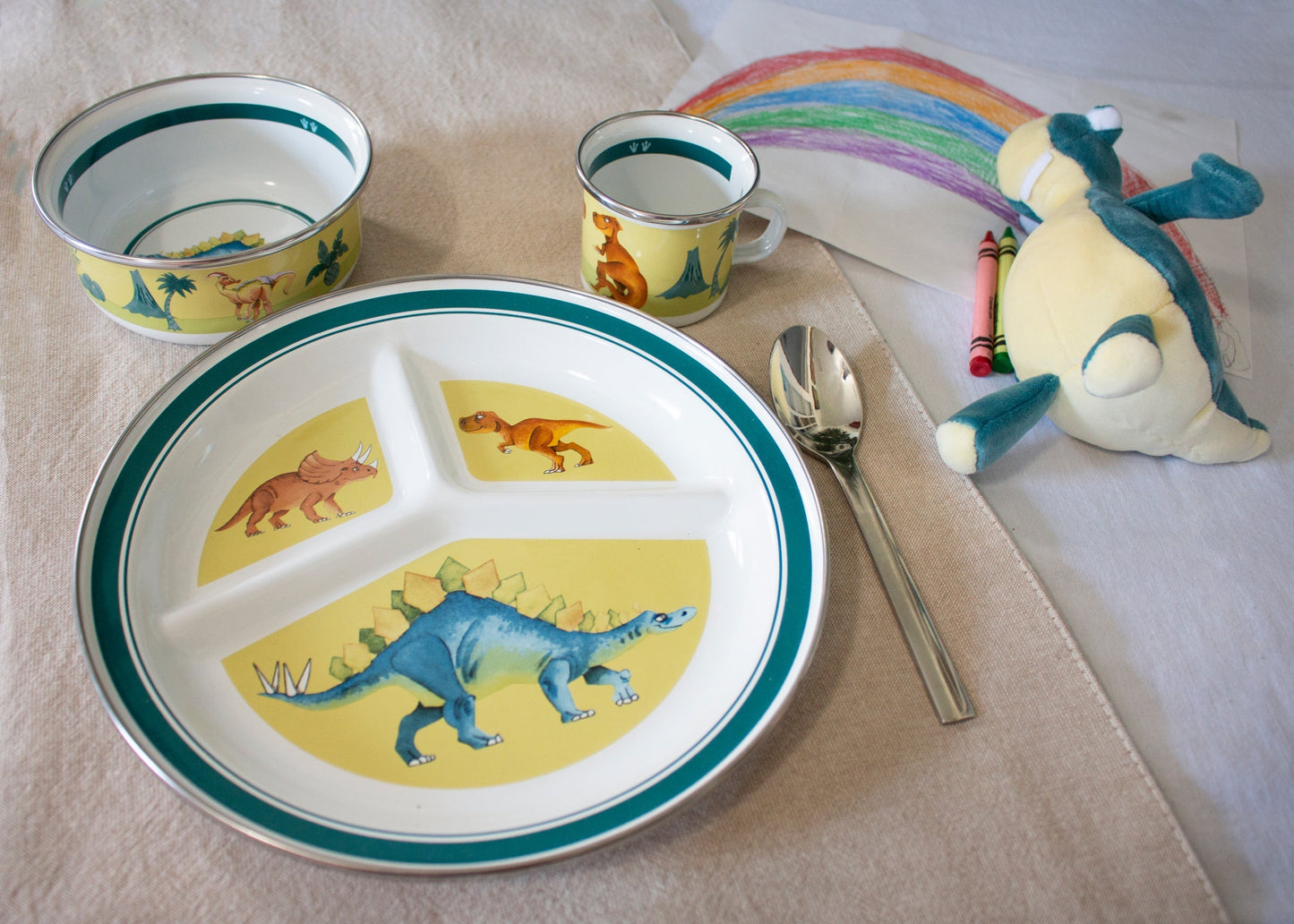 Dinosaurs Toddler Plate