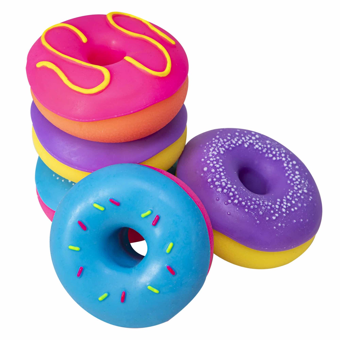 NeeDoh Dohnut Squishy Fidget Toy | Donut-Shaped Sensory Stress Toy